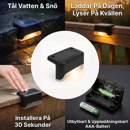 Solcellsdriven - Utomhuslampa